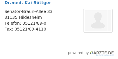 Dr med kai roettger