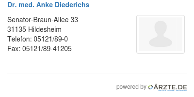 Dr med anke diederichs