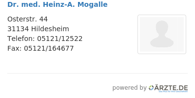 Dr med heinz a mogalle