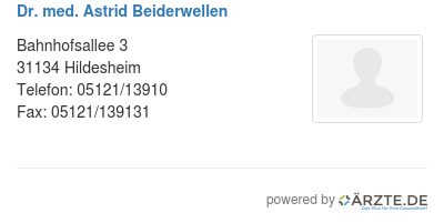 Dr med astrid beiderwellen