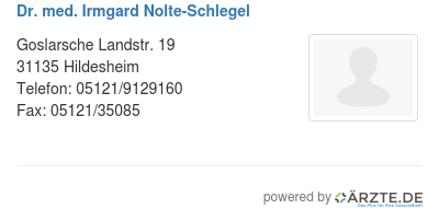 Dr med irmgard nolte schlegel 564602