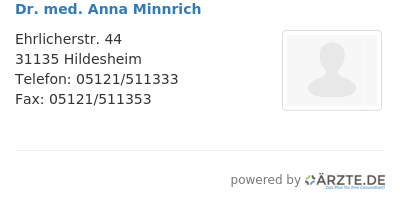 Dr med anna minnrich