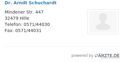 Dr arndt schuchardt