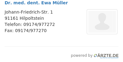 Dr med dent ewa mueller 662022