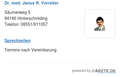 Dr med janus r vorreiter