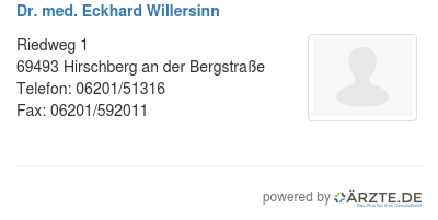 Dr med eckhard willersinn
