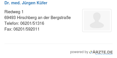 Dr med juergen kuefer