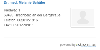 Dr med melanie schueler