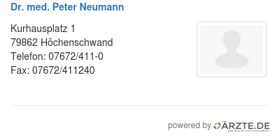 Dr med peter neumann 539842