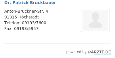 Dr patrick brueckbauer