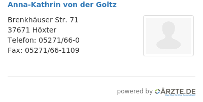 Anna kathrin von der goltz