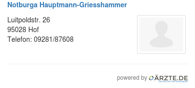 Notburga hauptmann griesshammer