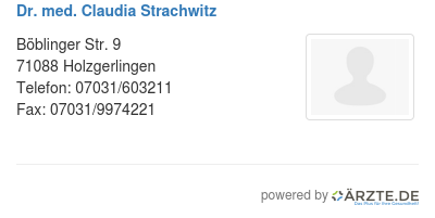 Dr med claudia strachwitz 446958