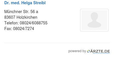 Dr med helga streibl