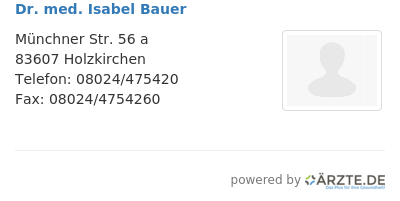 Dr med isabel bauer 598435