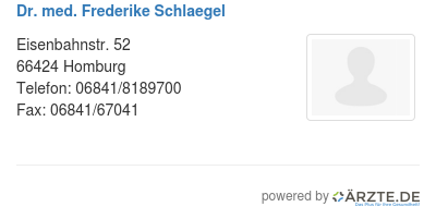 Dr med frederike schlaegel