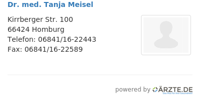 Dr med tanja meisel