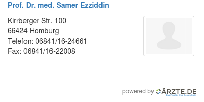 Prof dr med samer ezziddin