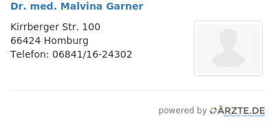 Dr med malvina garner