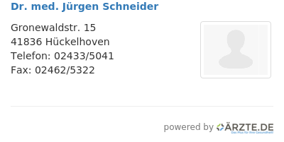 Dr med juergen schneider 254018
