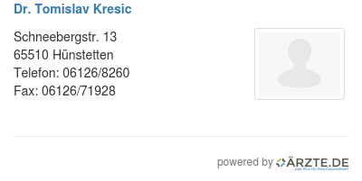 Dr tomislav kresic