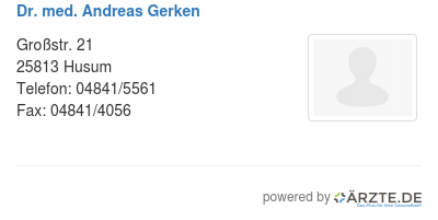 Dr med andreas gerken