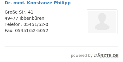 Dr med konstanze philipp