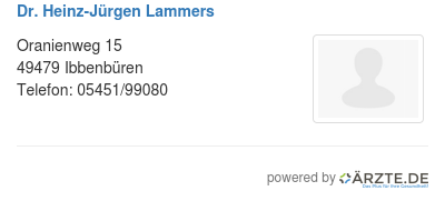 Dr heinz juergen lammers