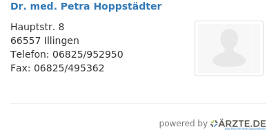 Dr med petra hoppstaedter