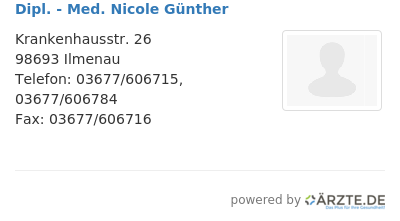 Dipl med nicole guenther