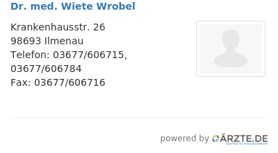 Dr med wiete wrobel