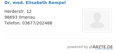Dr med elisabeth rempel