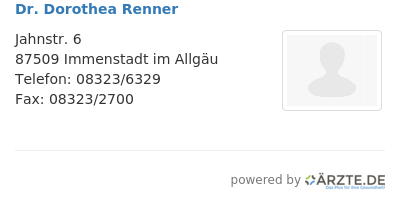 Dr dorothea renner