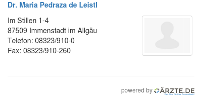 Dr maria pedraza de leistl