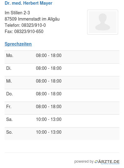 Dr med herbert mayer 248824