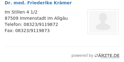 Dr med friederike kraemer