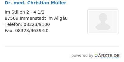 Dr med christian mueller 255063