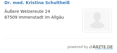 Dr med kristina schultheiss