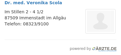 Dr med veronika scola