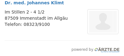 Dr med johannes klimt
