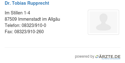 Dr tobias rupprecht
