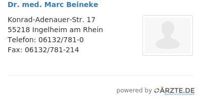 Dr med marc beineke