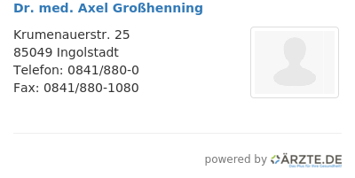 Dr med axel grosshenning