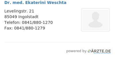 Dr med ekaterini weschta 644735