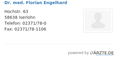 Dr med florian engelhard