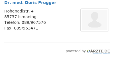 Dr med doris prugger