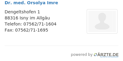 Dr med orsolya imre