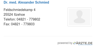 Dr med alexander schmied