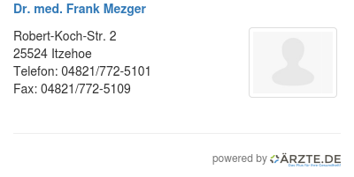 Dr med frank mezger