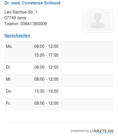 Dr med constanze schlund